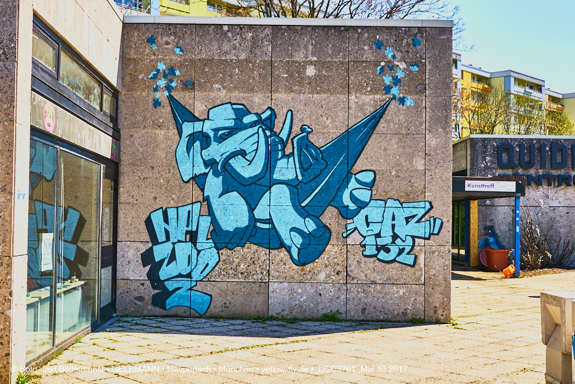 21.03.2017 - Abrissbaustelle Quiddezentrum in Neuperlach